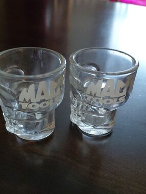 Clear Glass Shot Glasses - Set of 2